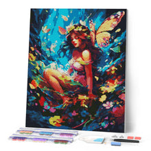 Carica l'immagine nel visualizzatore di Gallery, Diamond Painting - Fata e Farfalle