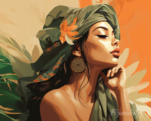 Carica l'immagine nel visualizzatore di Gallery, Diamond Painting - Donna con Turbante Africano