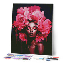 Carica l'immagine nel visualizzatore di Gallery, Diamond Painting - Corona di Peonie