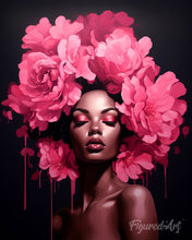 Carica l'immagine nel visualizzatore di Gallery, Diamond Painting - Corona di Peonie