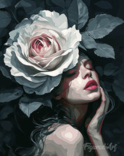 Carica l'immagine nel visualizzatore di Gallery, Diamond Painting - Signora della Rosa
