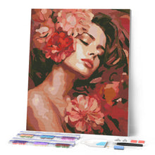 Carica l'immagine nel visualizzatore di Gallery, Diamond Painting - Addormentata tra le Camelie