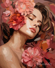 Carica l'immagine nel visualizzatore di Gallery, Diamond Painting - Addormentata tra le Camelie
