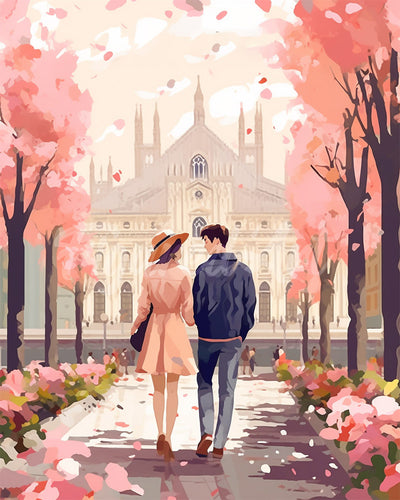Diamond Painting - Milano in Primavera
