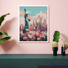 Carica l&#39;immagine nel visualizzatore di Gallery, Diamond Painting - New York in Primavera 40x50cm tela già incorniciata