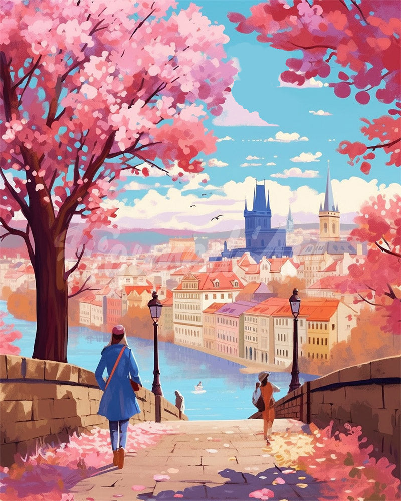 Diamond Painting - Praga in Primavera