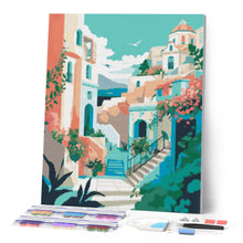 Carica l'immagine nel visualizzatore di Gallery, Diamond Painting - Santorini in Primavera