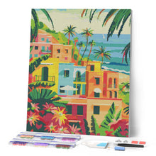 Carica l'immagine nel visualizzatore di Gallery, Diamond Painting - Città costiera marocchina