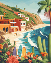 Carica l&#39;immagine nel visualizzatore di Gallery, Diamond Painting - Surf sulla costa