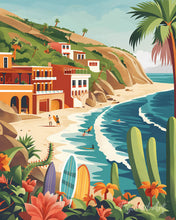 Carica l'immagine nel visualizzatore di Gallery, Diamond Painting - Surf sulla costa