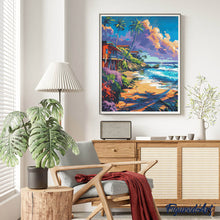 Carica l&#39;immagine nel visualizzatore di Gallery, Diamond Painting - Case sulla spiaggia