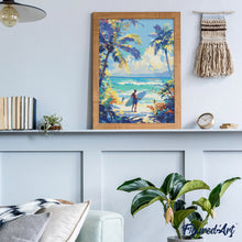Carica l&#39;immagine nel visualizzatore di Gallery, Diamond Painting - Giornata soleggiata in spiaggia