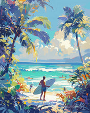 Carica l'immagine nel visualizzatore di Gallery, Diamond Painting - Giornata soleggiata in spiaggia
