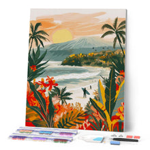Carica l'immagine nel visualizzatore di Gallery, Diamond Painting - Spiaggia tropicale