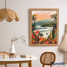 Carica l'immagine nel visualizzatore di Gallery, Diamond Painting - Spiaggia tropicale