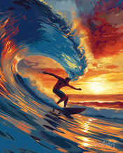 Carica l'immagine nel visualizzatore di Gallery, Diamond Painting - Surf sulle grandi onde