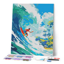 Carica l'immagine nel visualizzatore di Gallery, Diamond Painting - Surf alle Hawaii