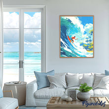 Carica l&#39;immagine nel visualizzatore di Gallery, Diamond Painting - Surf alle Hawaii