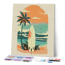 Carica l'immagine nel visualizzatore di Gallery, Diamond Painting - Tavola da surf sulla spiaggia