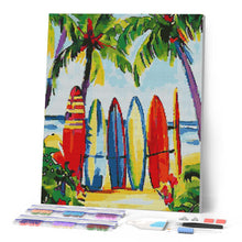 Carica l'immagine nel visualizzatore di Gallery, Diamond Painting - Tavole da surf colorate