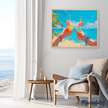 Carica l'immagine nel visualizzatore di Gallery, Diamond Painting - Aperitivo in spiaggia