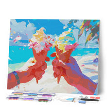Carica l'immagine nel visualizzatore di Gallery, Diamond Painting - Gelato in spiaggia