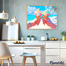 Carica l&#39;immagine nel visualizzatore di Gallery, Diamond Painting - Gelato in spiaggia