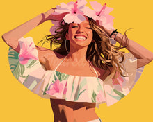 Carica l&#39;immagine nel visualizzatore di Gallery, Diamond Painting - Ragazza gioiosa