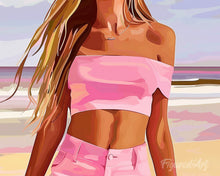 Carica l'immagine nel visualizzatore di Gallery, Diamond Painting - Mare, sabbia e stile