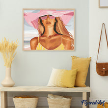 Carica l&#39;immagine nel visualizzatore di Gallery, Diamond Painting - Fascino al sole 40x50cm tela già incorniciata
