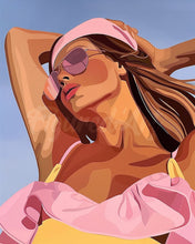 Carica l&#39;immagine nel visualizzatore di Gallery, Diamond Painting - Ragazza baciata dal sole