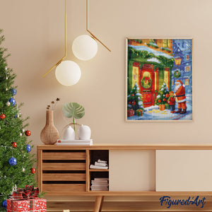 Diamond Painting - Saluto di Babbo Natale