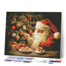 Carica l'immagine nel visualizzatore di Gallery, Diamond Painting - La serata allegra di Babbo Natale