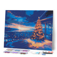 Carica l'immagine nel visualizzatore di Gallery, Diamond Painting - Terrazza natalizia scintillante