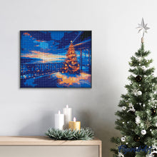 Carica l&#39;immagine nel visualizzatore di Gallery, Diamond Painting - Terrazza natalizia scintillante