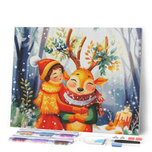 Carica l'immagine nel visualizzatore di Gallery, Diamond Painting - Amici del bosco a Natale