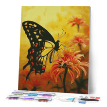 Carica l'immagine nel visualizzatore di Gallery, Diamond Painting - Macaone e Fiori Arancioni