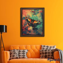 Carica l&#39;immagine nel visualizzatore di Gallery, Diamond Painting - Farfalla Podalirio a Colori