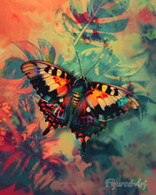 Carica l'immagine nel visualizzatore di Gallery, Diamond Painting - Farfalla Podalirio a Colori