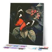 Carica l'immagine nel visualizzatore di Gallery, Diamond Painting - Vanessa atalanta tra le foglie