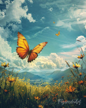 Carica l'immagine nel visualizzatore di Gallery, Diamond Painting - Panfila tra fiori di campo