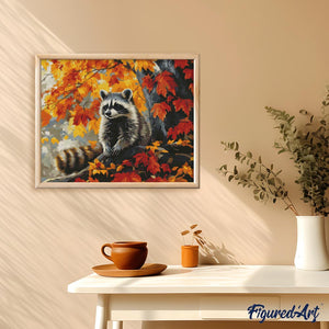 Diamond Painting - Procione autunnale