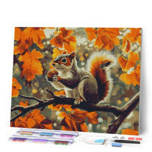 Carica l'immagine nel visualizzatore di Gallery, Diamond Painting - Scoiattolo autunnale