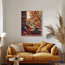Carica l&#39;immagine nel visualizzatore di Gallery, Diamond Painting - Osservando l&#39;autunno 40x50cm tela già incorniciata