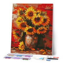 Carica l'immagine nel visualizzatore di Gallery, Diamond Painting - Vaso di girasoli autunnali