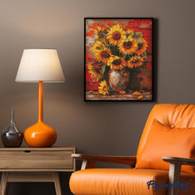 Carica l&#39;immagine nel visualizzatore di Gallery, Diamond Painting - Vaso di girasoli autunnali