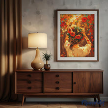Carica l'immagine nel visualizzatore di Gallery, Diamond Painting - Ragazza con corona autunnale