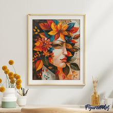 Carica l&#39;immagine nel visualizzatore di Gallery, Diamond Painting - Maschera Autunnale ispirata a Picasso