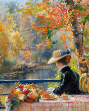 Carica l'immagine nel visualizzatore di Gallery, Diamond Painting - Dama autunnale ispirata a Renoir