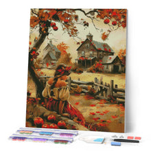 Carica l'immagine nel visualizzatore di Gallery, Diamond Painting - Ragazza di campagna in autunno